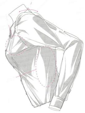 动漫人物衬衫的细节怎么画？教你画出各种各样的衬衫袖子！