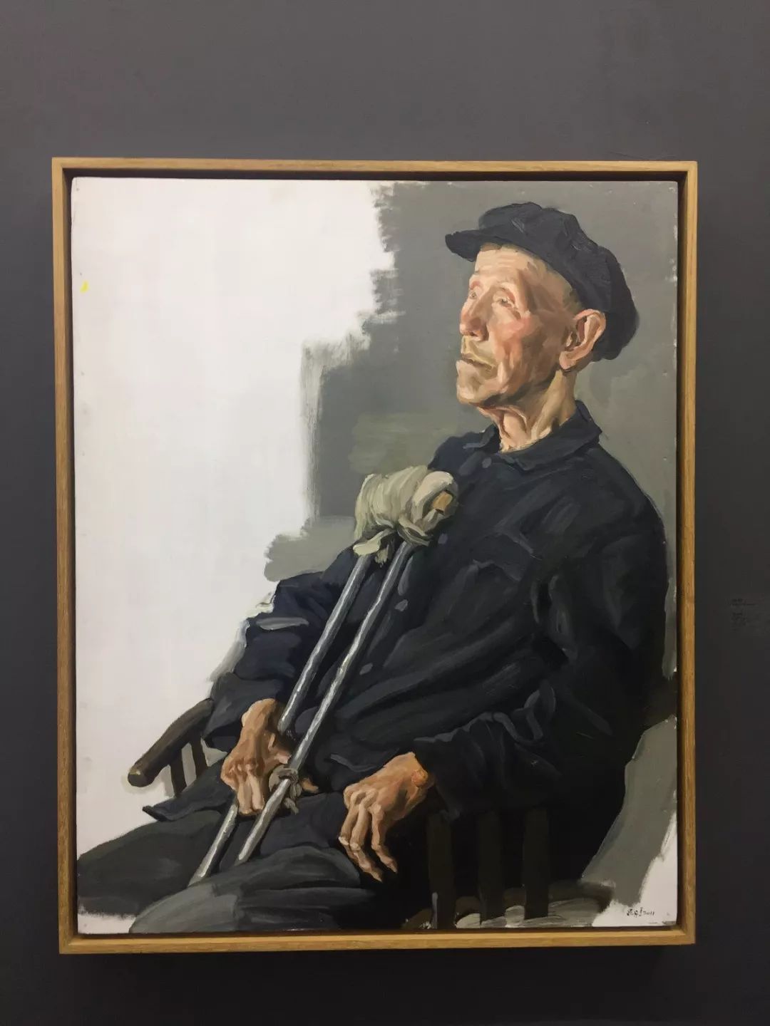 展览现场工农写生陈丹青自述:七十年代我画工农,和现在回看四十多年前