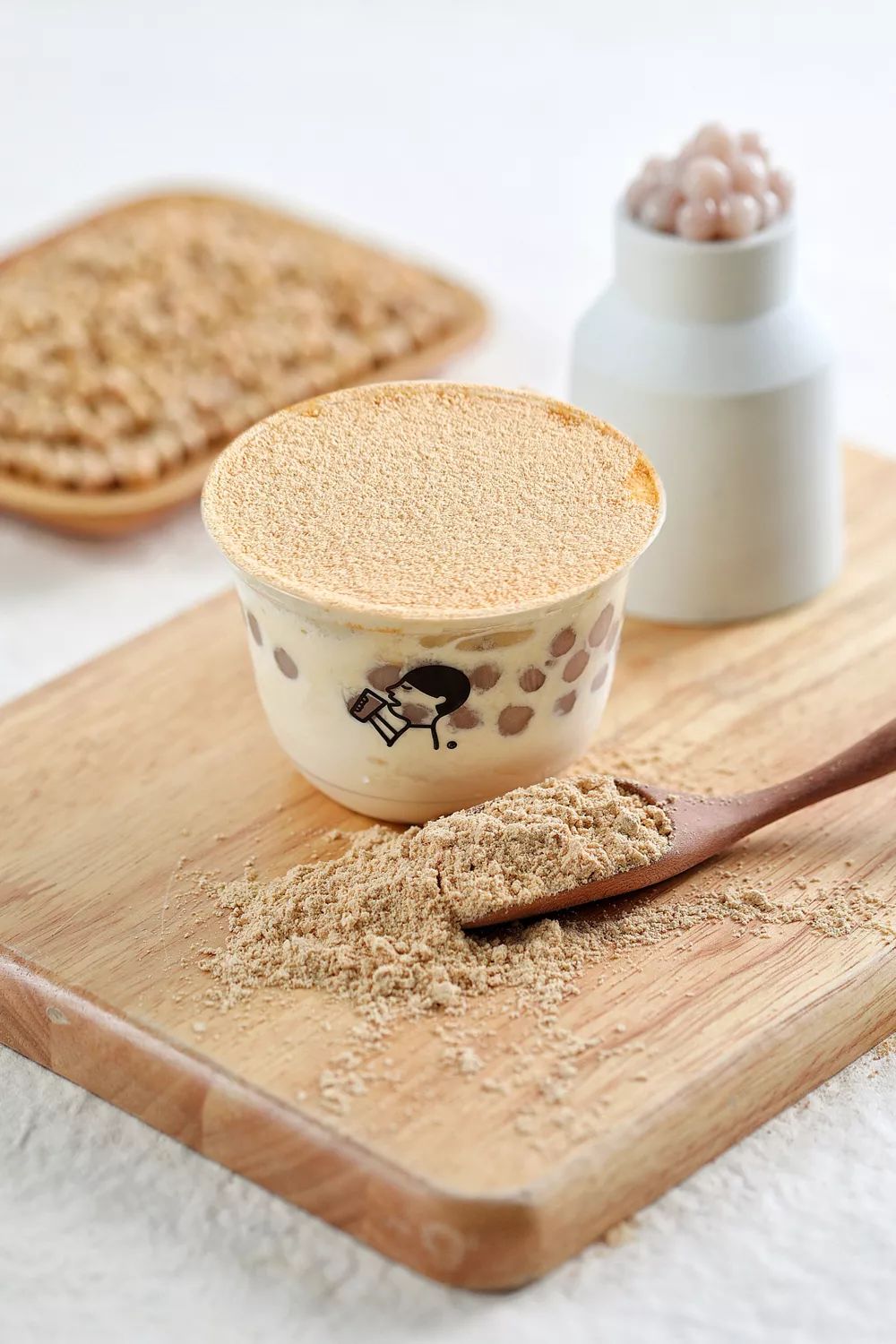 江湖救急豆豆来喜喜茶的豆乳奶茶速速安排