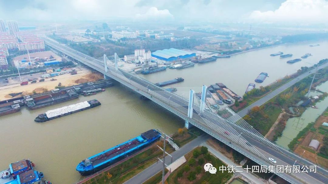 京沪高铁秦淮河特大桥.