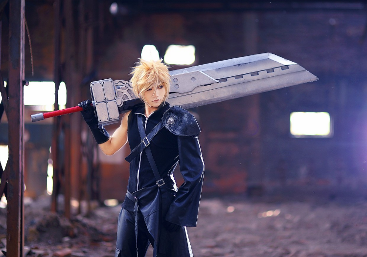 精美cosplay帅哥图集,最终幻想——克劳德