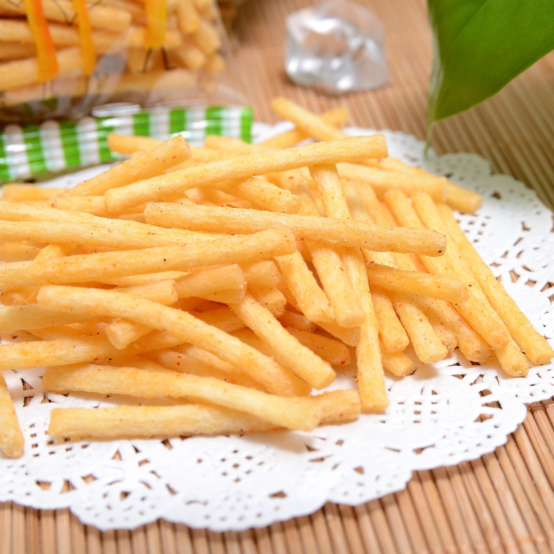 吃薯条你还在外面买吗自己动手做同样的价钱能吃超大一份