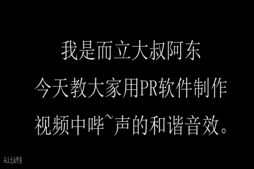 自制视频:用PR软件制作视频中被和谐的'哔'声音效,简单易学