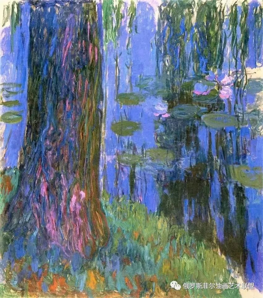 法国画家印象派代表人物和创始人之一莫奈睡莲系列作品欣赏