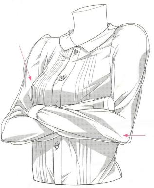 动漫人物衬衫的细节怎么画？教你画出各种各样的衬衫袖子！