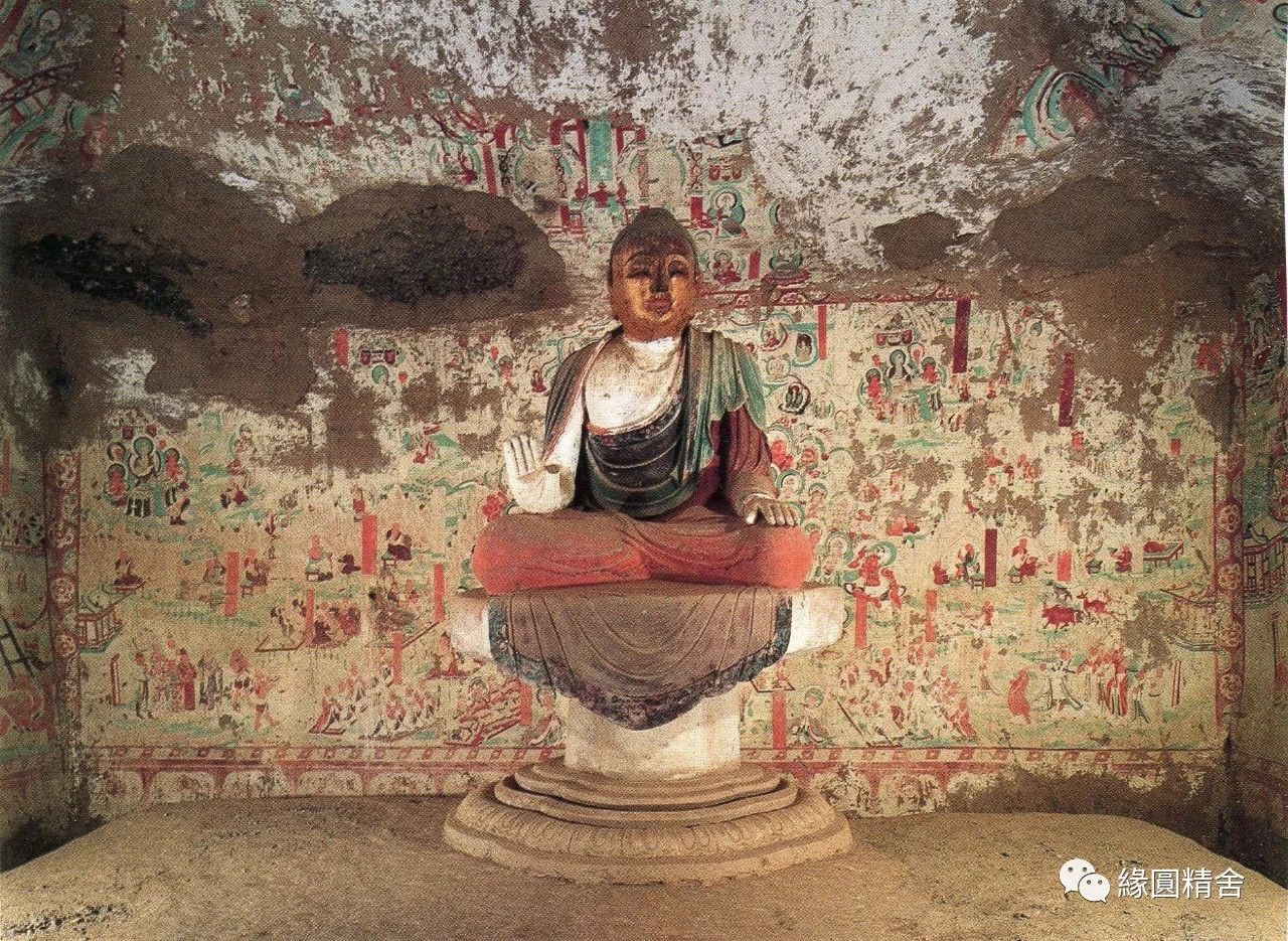 第19窟 西壁南侧 文殊变 五代60 第16窟 前室西壁北侧 天女 五代59