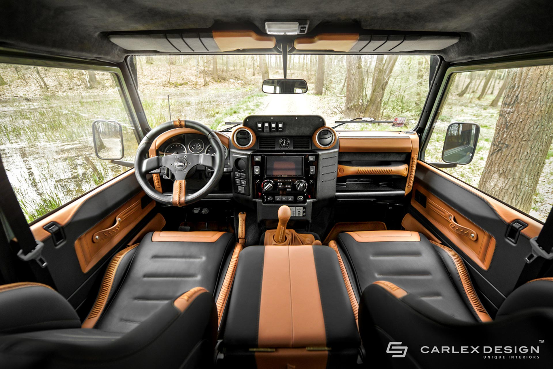 老骥伏枥志在千里路虎卫士居然可以有这样的内饰