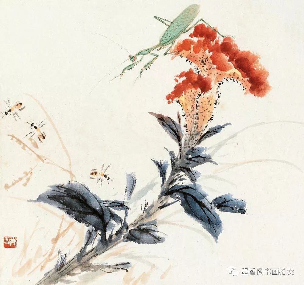 国画教程写意草虫基本画法附齐白石草虫欣赏