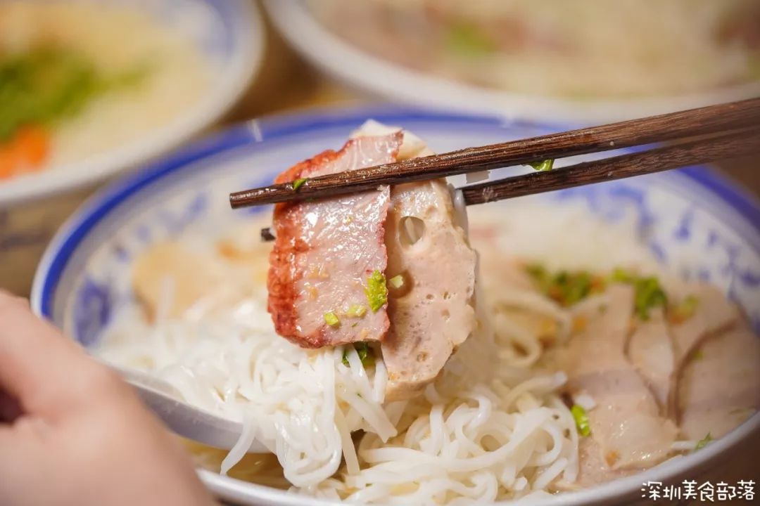 这碗桐坑细粿条连汤都是潮汕原版