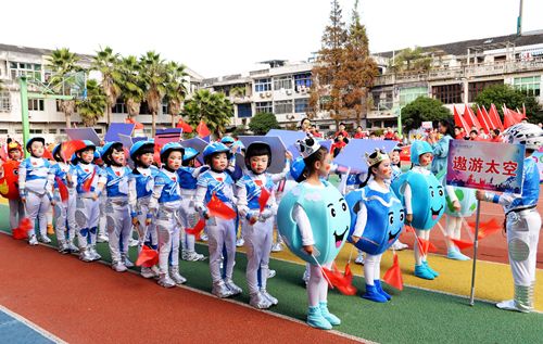 钱库小学的运动会,热闹!