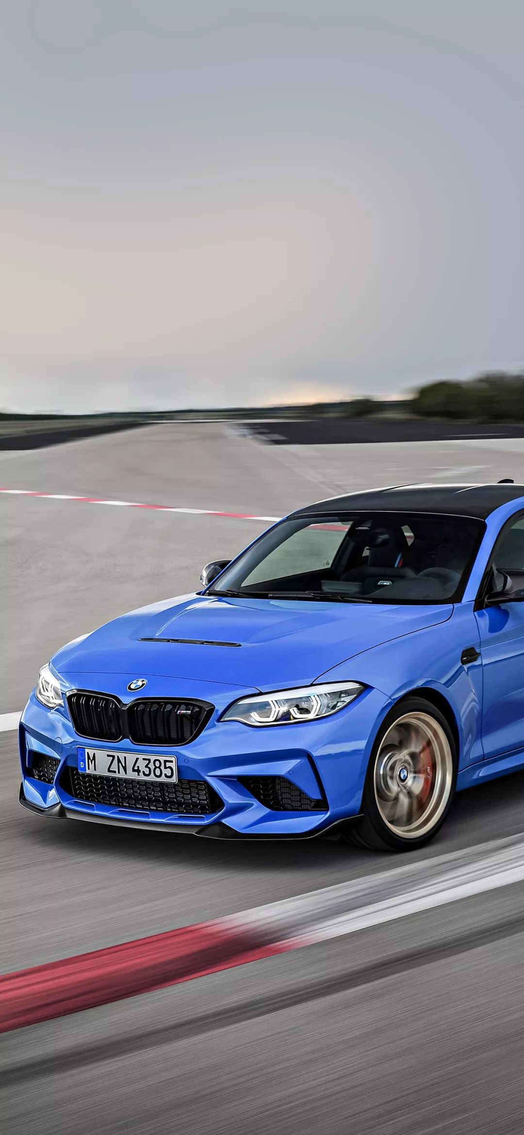 高清壁纸史上最强宝马m2m2cs天际蓝车漆请查收
