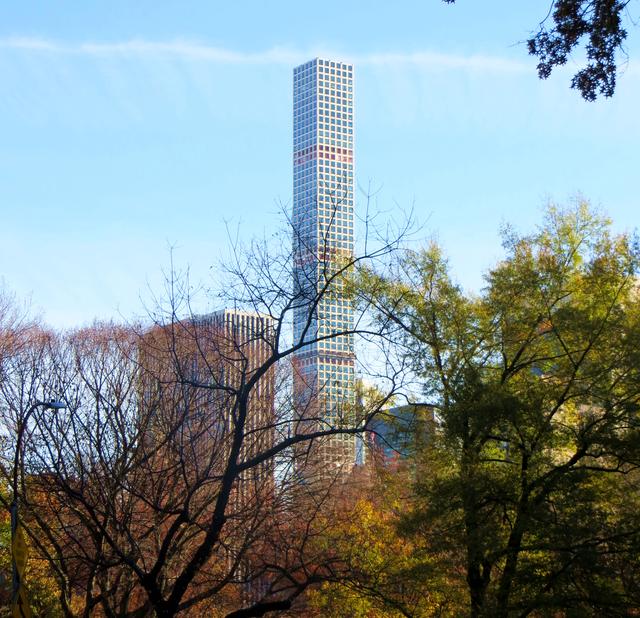 纽约公园大道432号超级细长的高端摩天别具一格