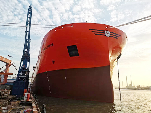 沪东中华交付第二艘最新型4.9万吨双相不锈钢化学品船