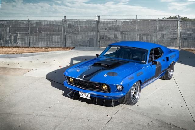 基于1969款福特mustang mach 1打造的肌肉车,配8.5升v8引擎!