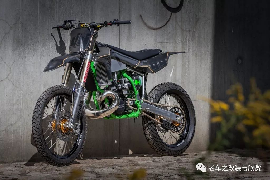 2冲暴力大单缸寡妇制造者kx500复古改装_搜狐汽车_搜狐网