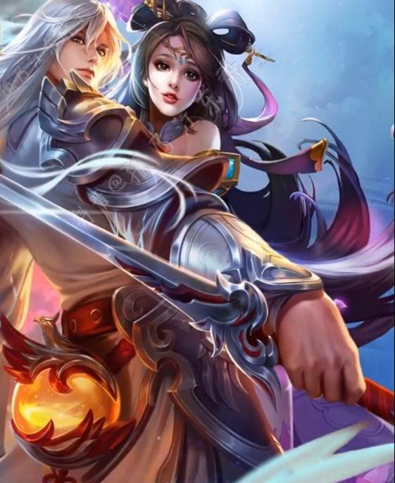 貂蝉和李白p在一起是不是感觉效果特别不错呢,只不过吕布看了不知会有