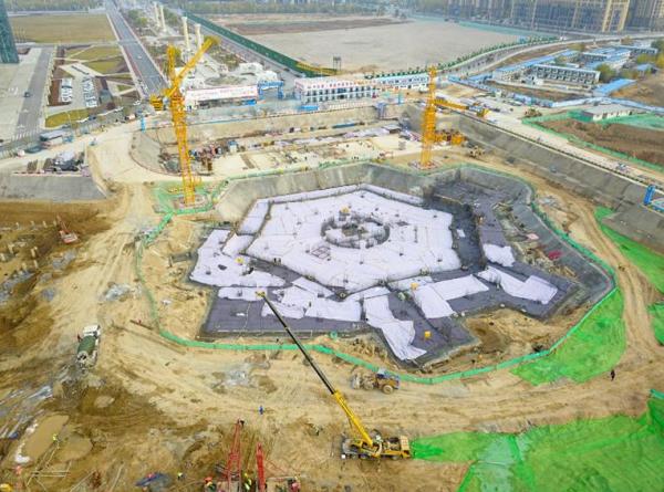 丝路明珠塔进入全面施工阶段定位为银川首个文旅综合体