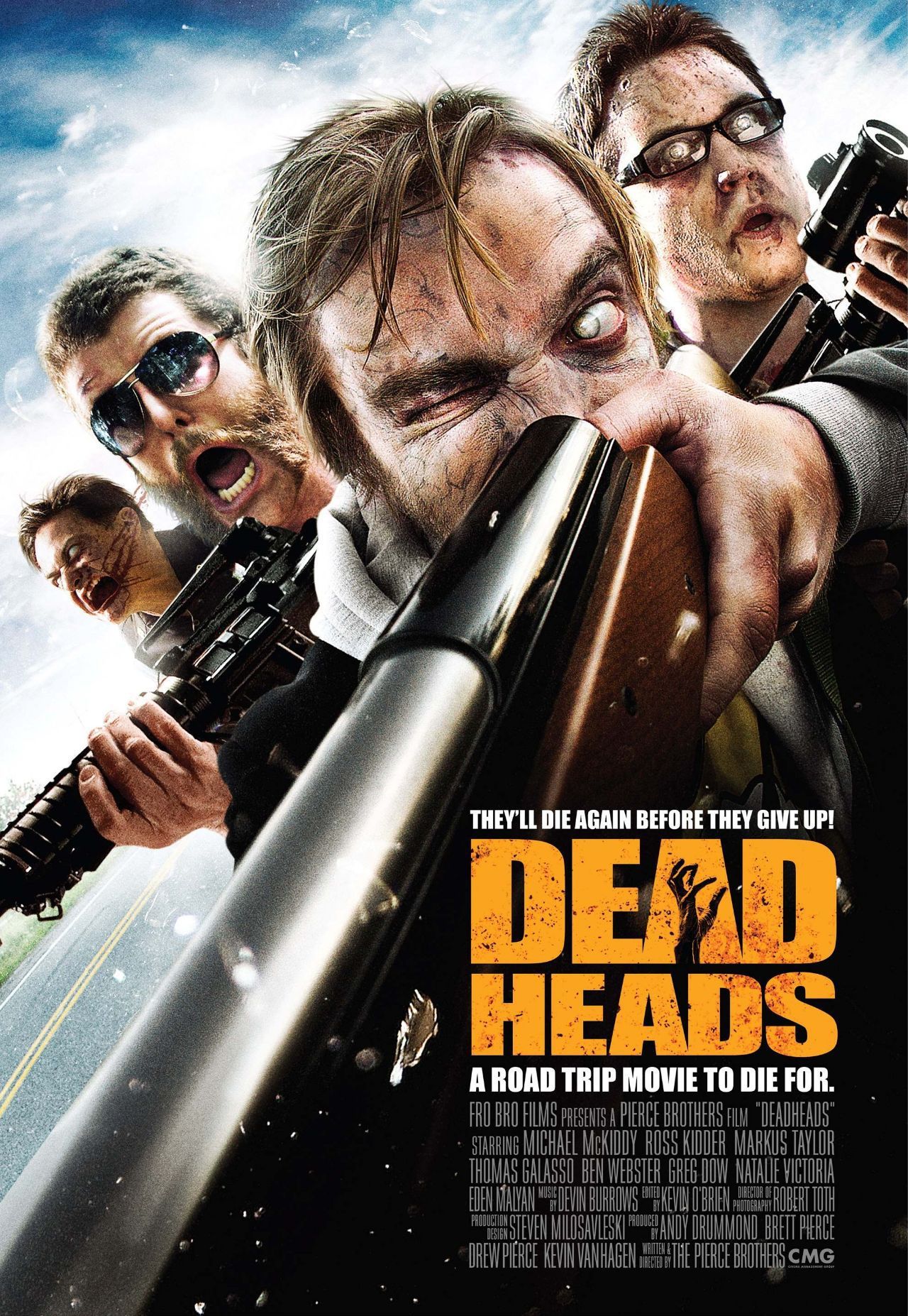 快乐丧尸 deadheads (2011)我喜欢一根筋的电影,犯傻的人最可爱,我不