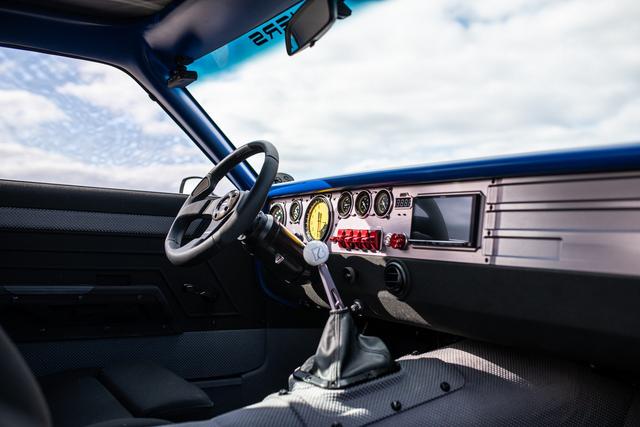基于1969款福特mustang mach 1打造的肌肉车,配8.5升v8引擎!