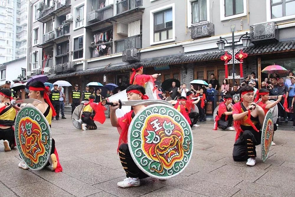 温州非遗瑞安藤牌舞壮气不散盛世惊艳