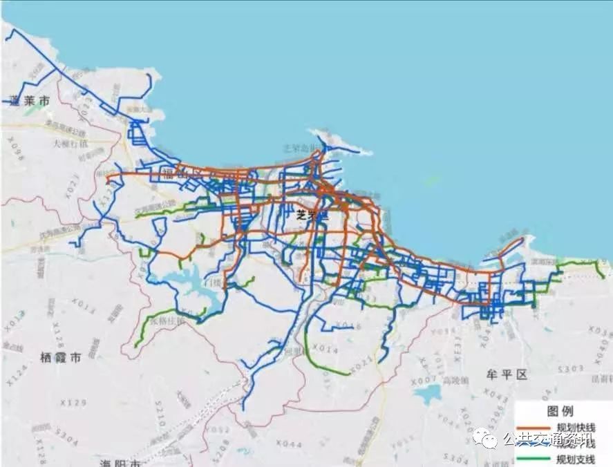 研究帶狀組團城市公交線網優化實踐以煙臺市為例