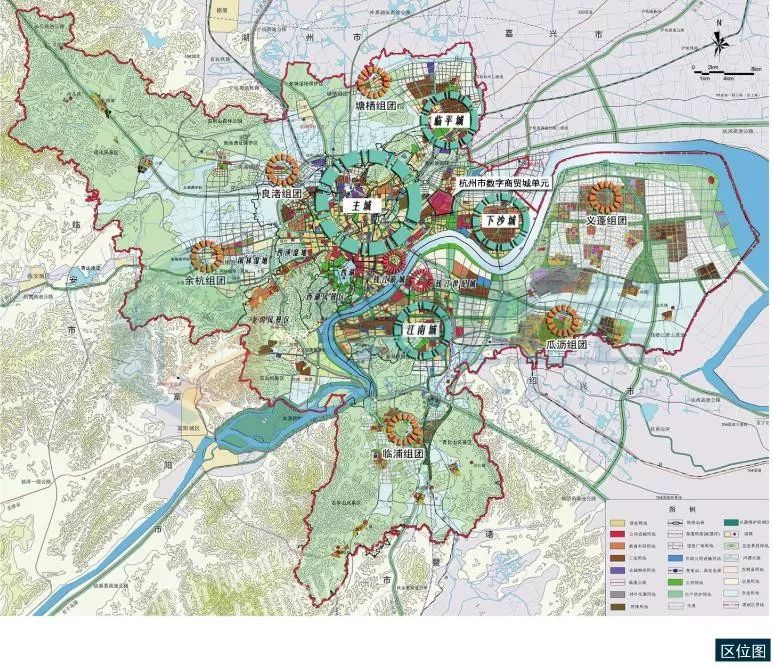 规划杭州市数字商贸城单元控规公示打造产城融合品质新区