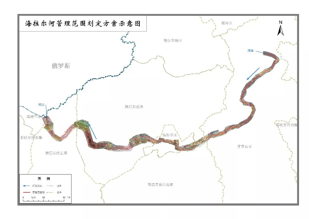 海拉尔河地图图片