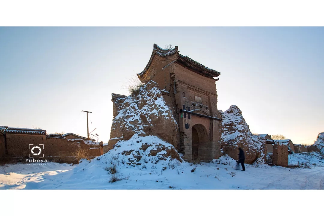 蔚县著名的古堡图片