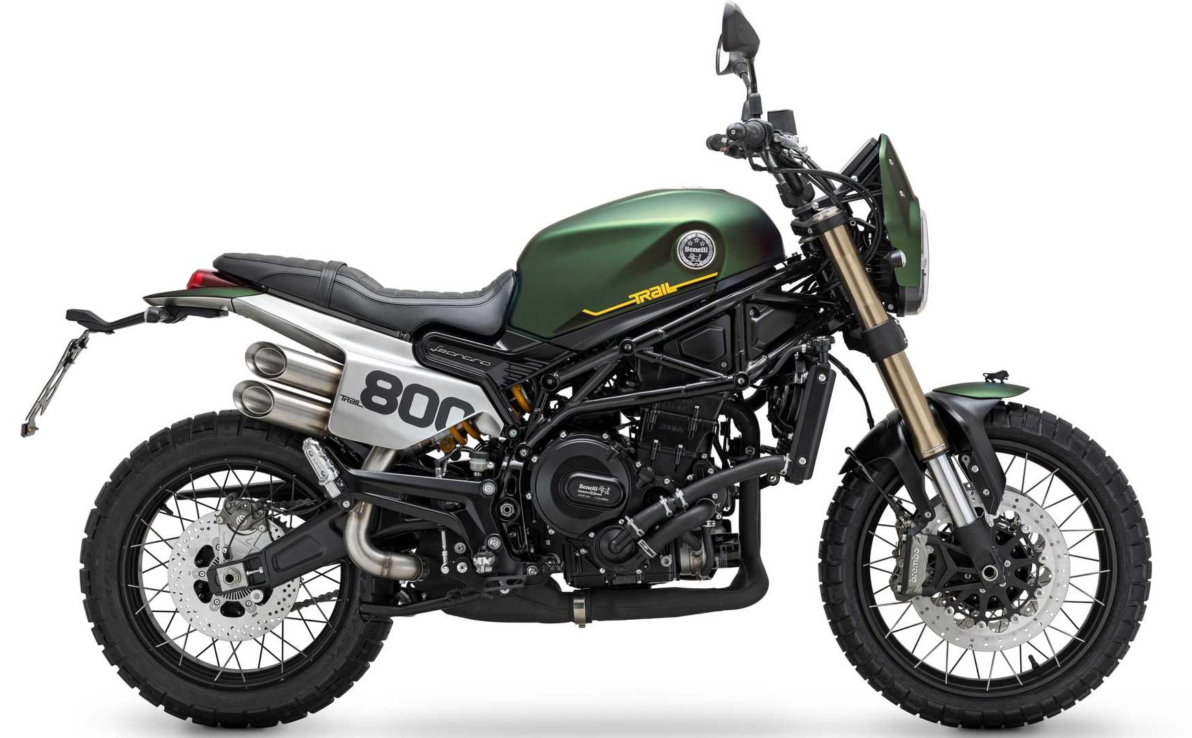 没了钢管后摇臂贝纳利幼狮800两个版本有什么区别