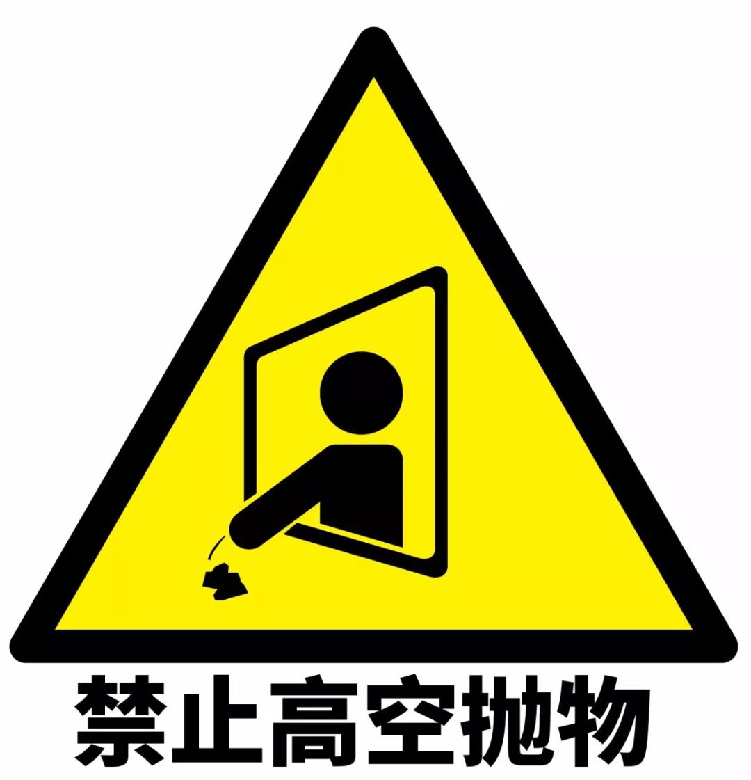 关于禁止高空抛物的温馨提示