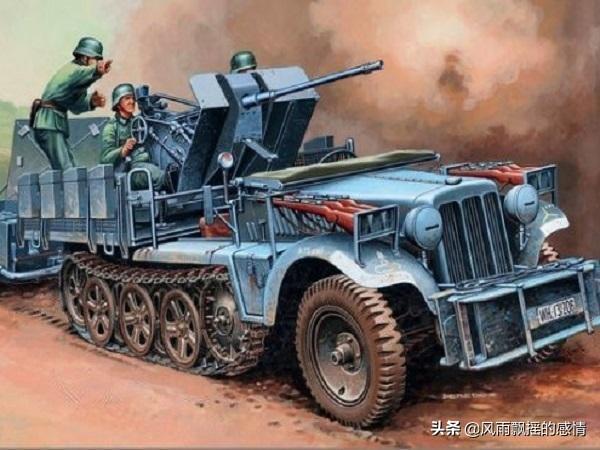 纳粹德军半履带装甲车种类繁多在现代战场上也不过时