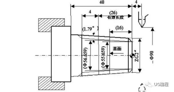 圆锥螺纹孔的正确画法图片