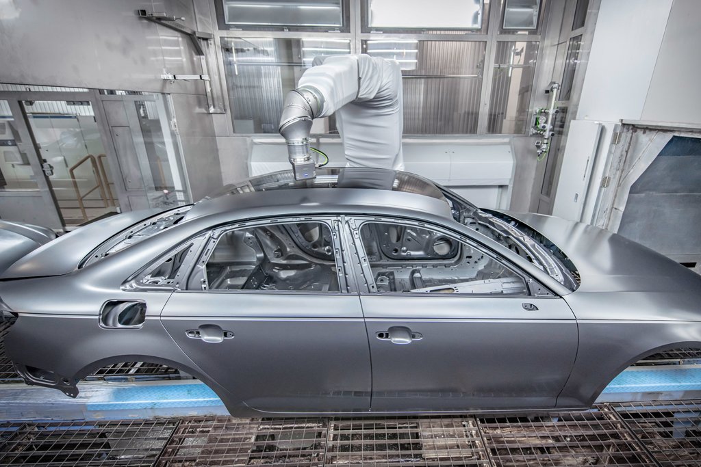 奥迪采用了新的"无喷"涂装工艺