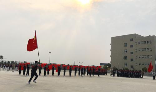 镇平县玉都中心校举行广播操比赛