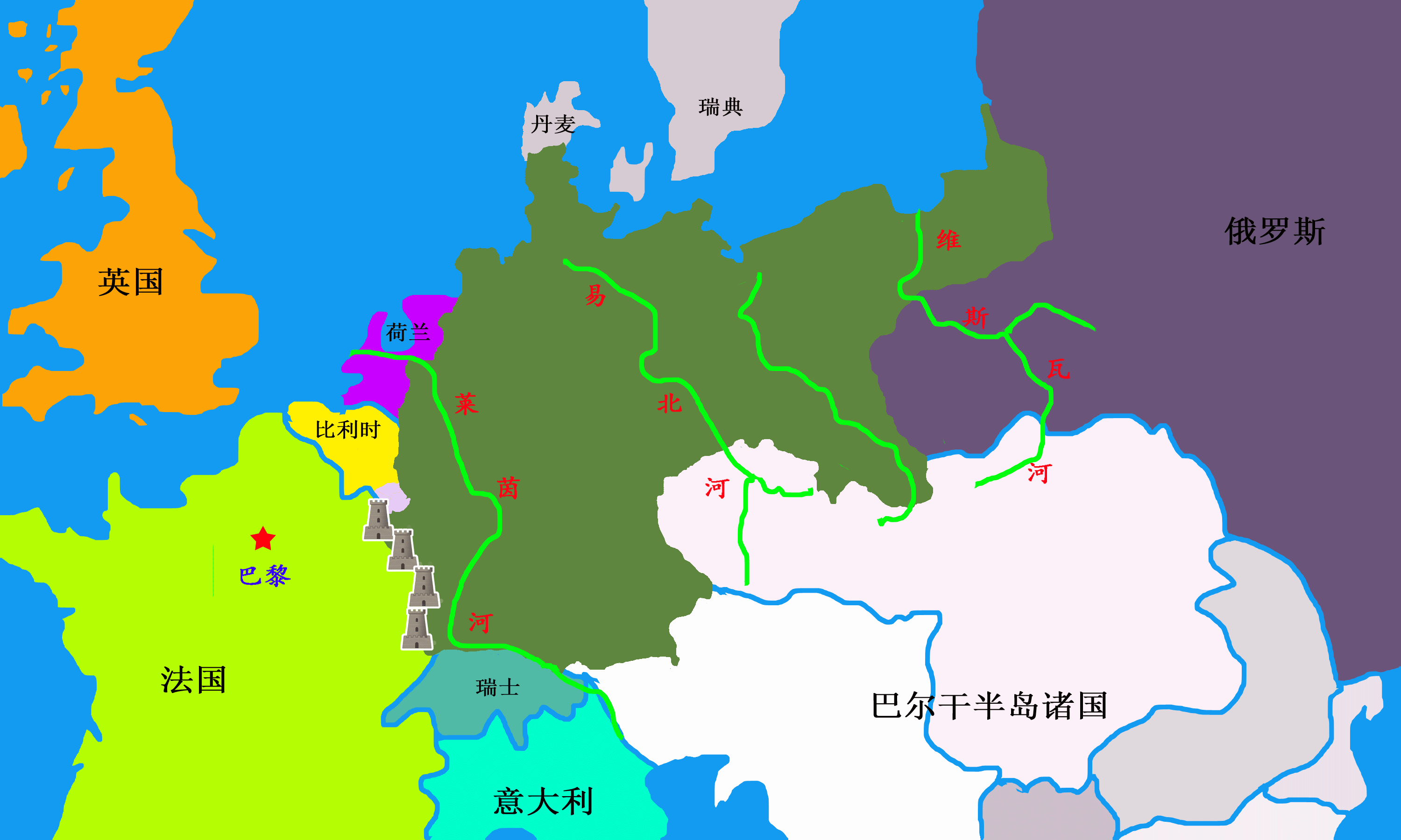 动态图解施里芬计划说好的闪电战怎么打成了阵地战