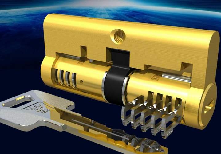 锁芯排名_c级锁芯钥匙图片