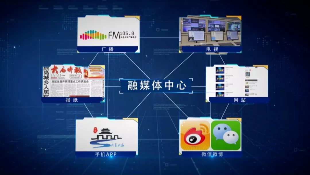电视,广播,网站,"两微一端"等多个传播平台融合发展融媒体中心的记者