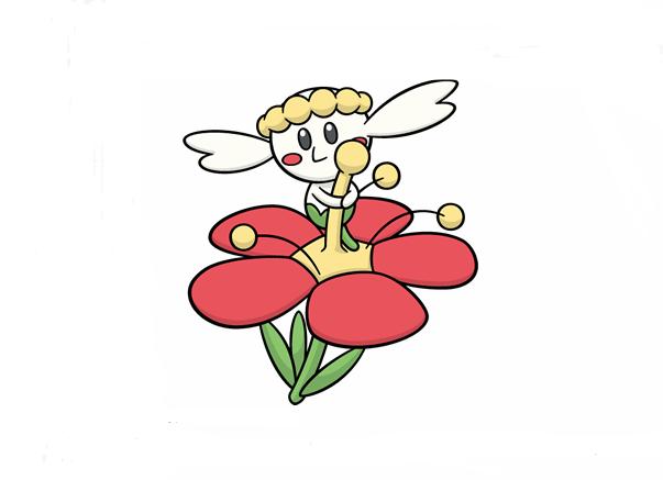 精灵宝可梦图鉴669有多种不同颜色的花的精灵花蓓蓓