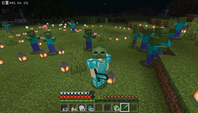 5%几率掉落苦力怕头颅击败僵尸有3%几率掉落僵尸头颅获得头颅的概率也