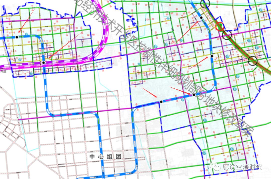 【北線交通】廊坊城市軌道線路隱現,疑似地鐵直通廊坊東站!_規劃