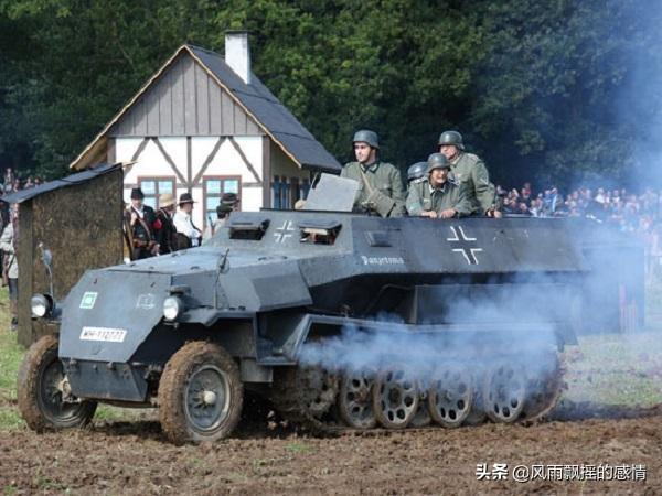 纳粹德军半履带装甲车种类繁多,在现代战场上也不过时