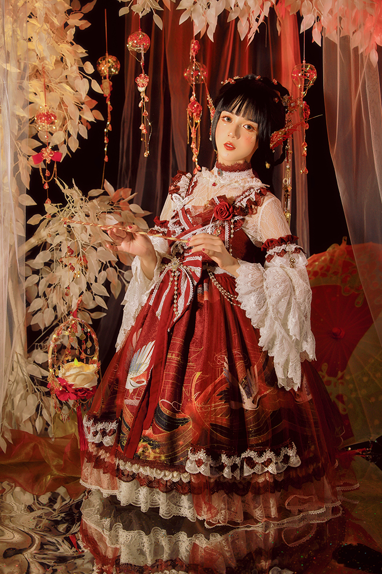 lolita上新九歌lolita西洲梦鲤和风jsk