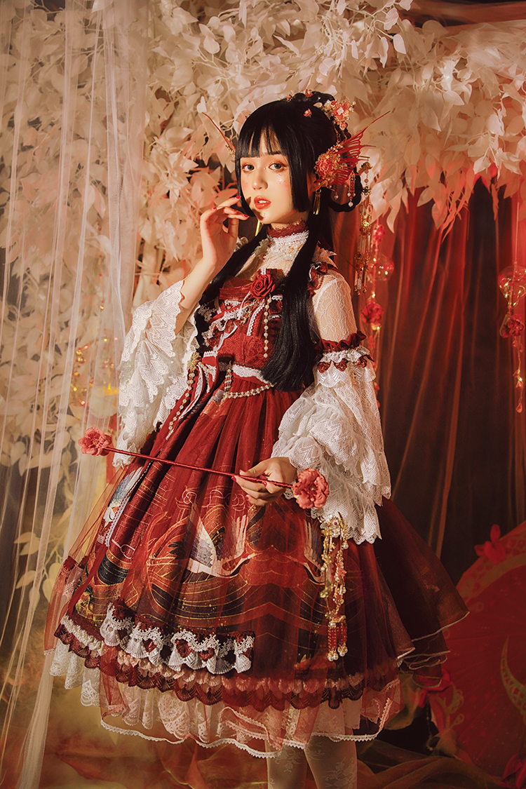 lolita上新九歌lolita西洲梦鲤和风jsk