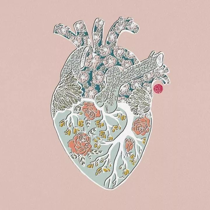 20幅关于心脏的插画,哪一幅你最喜欢?_油画