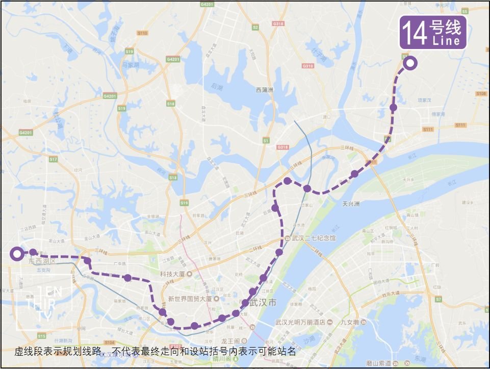武汉地铁23号线公示图片