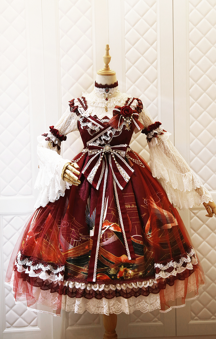 lolita上新九歌lolita西洲梦鲤和风jsk