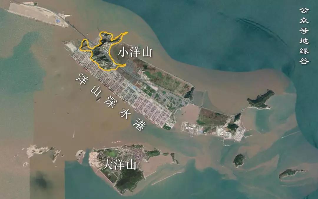 上海洋山深水港位置图片