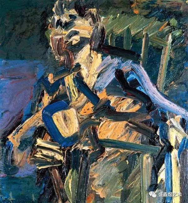 弗兰克·奥尔巴赫是伦敦画派的主要画家之一,与弗朗西斯·培根