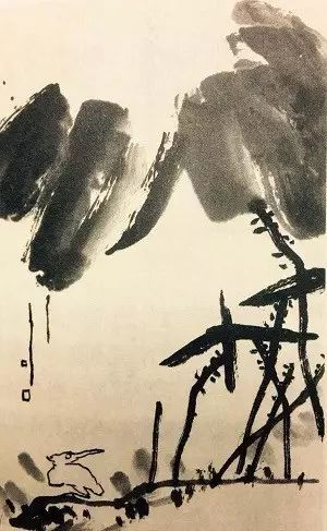 走近巨匠潘天寿图解中国画构图中虚实与疏密的关系