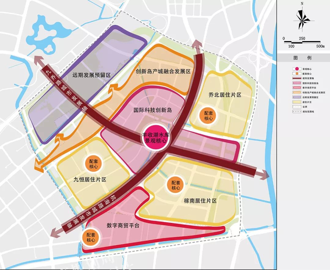 杭州市数字商贸城单元控规发布总用地面积760公顷